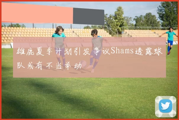雄鹿夏季计划引发争议Shams透露球队或有不当举动
